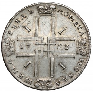 Russia, Peter I, Ruble 1723, Moscow