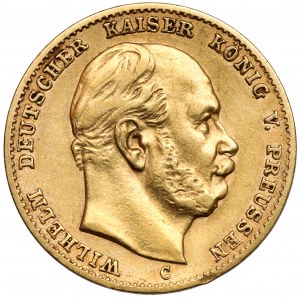 Prussia, 10 mark 1875-C