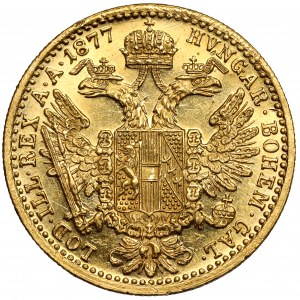 Austria, Franz Joseph I, Ducat 1877