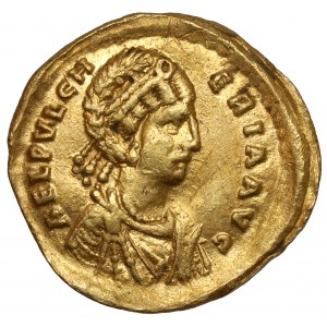 Aelia Pulcheria (414-453 AD) Tremissis, Constantinople