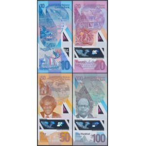 East Caribbean, 10 - 100 Dollars 2019 - Polymers (4pcs)