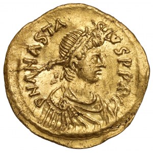Anastazjusz (491-518 n.e.) Tremissis, Konstantynopol