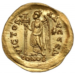 Zeno (474-491 n. Chr.) Solidus, Konstantinopel