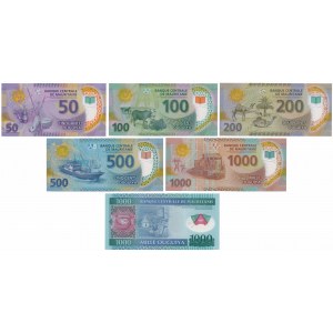 Mauritanie, 50 - 1.000 Ouguiya 2014-2017 - Polymers (6pcs)