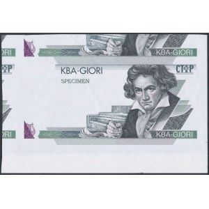 KBA-GIORI, TestNote - Beethoven - Exemplar - Ausschnitt aus ARKUSZ