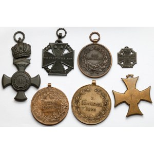 Austro-Węgry, zestaw medali i odznaczeń (7szt)