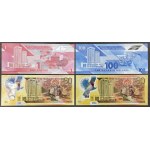Trynidad i Tabago, 1 -100 Dolars 2014-2022 - polimery (4szt)