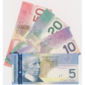 Kanada, 5 - 50 Dollar 2004-2006 (4Stück)