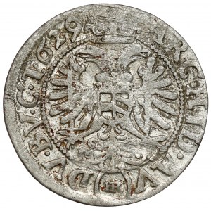 Schlesien, Ferdinand II, 3 krajcara 1629 HR, Wrocław
