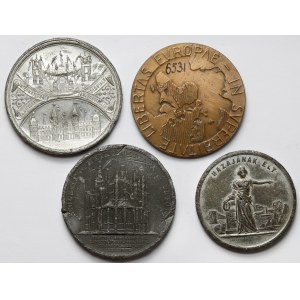 MIX-Medaillen mit Ungarn und der Tschechischen Republik, Satz (4 Stück)