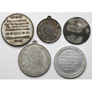 Germany, set of medals (5pcs)