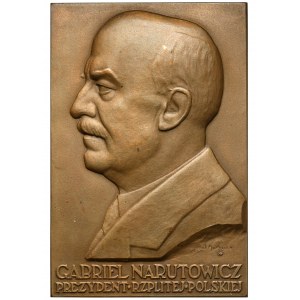 MW placard (90x60) President Gabriel Narutowicz 1926.