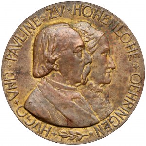 Schlesien, Medaille 1897 - Goldene Hochzeit