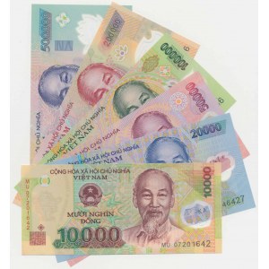 Vietnam, 10.000 - 500.000 Dong ND - Polymere (6 St.)