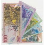 Nowa Zelandia, 5 - 100 Dollars (1999-2005) - polimery (5szt)