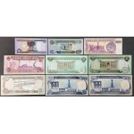 Irak, zestaw banknotów MIX (9szt)