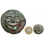 Griechenland, Olbia, LARGE Bronze / AE67 - Gorgonen-Kopf - selten!