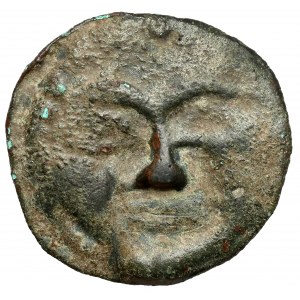 Greece, Olbia, AE29 - Facing Gorgoneion