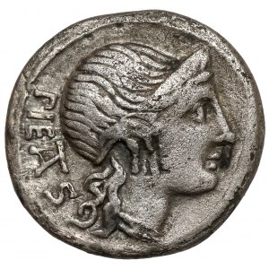 Republik, M. Herennius (108-107 v. Chr.) Denarius