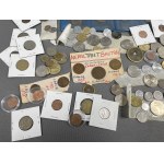 Satz von verschiedenen Münzen der Welt MIX
