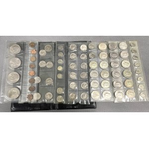 USA, circulating and silver coins