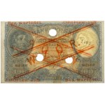 100 Zloty 1919 - MODELL - Tiefdruck, mit Perforation