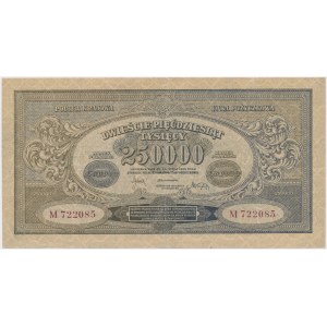 250,000 mkp 1923 - M - wide numbering
