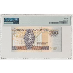200 Zloty 1994 - AF - Druckverschiebung