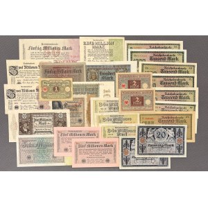 Germany, set of banknotes (27pcs)