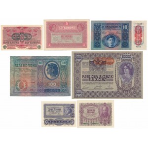 Czechoslovakia - banknotes lot (7pcs)