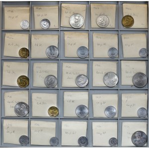 Tray of PRL coins - many beautiful