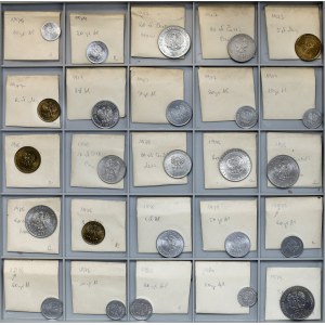 Tray of PRL coins - many beautiful