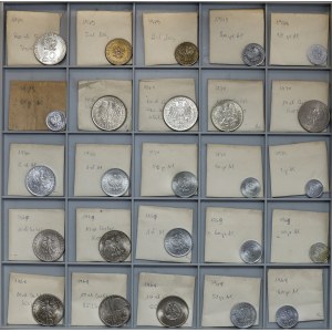Tray of PRL coins - mostly excellent condition