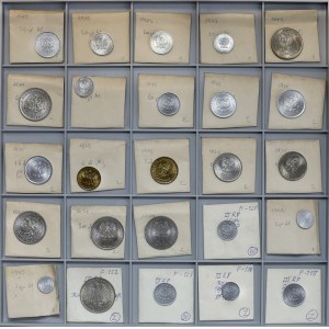 Tray of PRL coins - miscellaneous