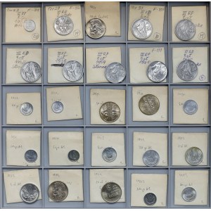 Tray of Communist Party coins - including a sensational 1960 Fisherman and a beautiful 1972 2 zloty