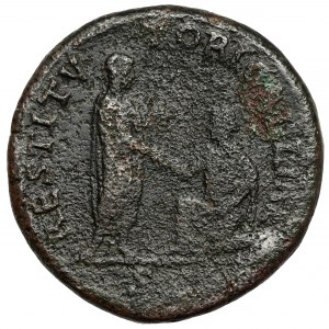 Hadrian (117-138 n. Chr.) Sesterz, Rom - RESTITVTORI GALLIAE - selten