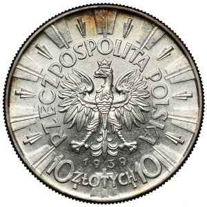 Piłsudski 10 złotych 1939