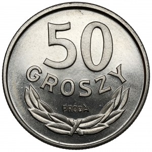 Próba NIKIEL 50 groszy 1986