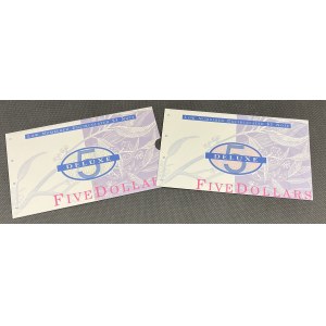 Australia, 5 Dollars 1995 - polimer - w folderze