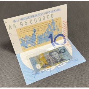 Australia, 10 Dollars 1995 - polimer - w folderze