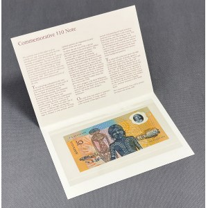 Australia, 10 Dollars 1988 - polymer - in folder