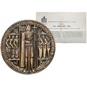 Medaille für 1000 Jahre Christentum in Polen 1966
