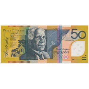 Australia, 50 Dollars 1995 - polimer - w folderze