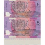 Australien, 5 Dollars 1996 - Polymere - ungeschnitten 2 Stück
