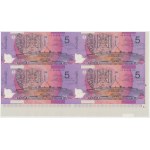 Australia, 5 Dollars 1996 - polymers - Block of 4