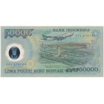 Indonezja, 50.000 Rupiah 1993 - w folderze