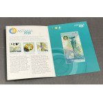 Kazakhstan, Astana 2014 - polymer test banknote - in folder