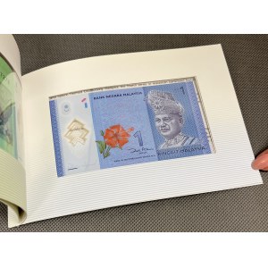 Malaysia, 1 & 5 Ringgit (2012) - polymers - in folder (2pcs)