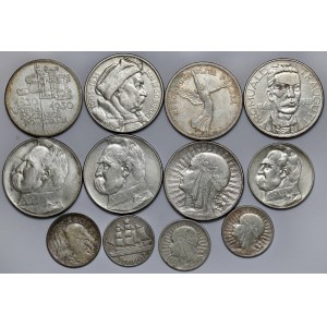 Second Republic, set of coins, including rare types (12pcs)