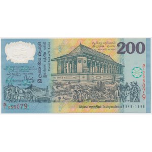 Sri Lanka, 200 Rupees 1998 - polimer - w folderze